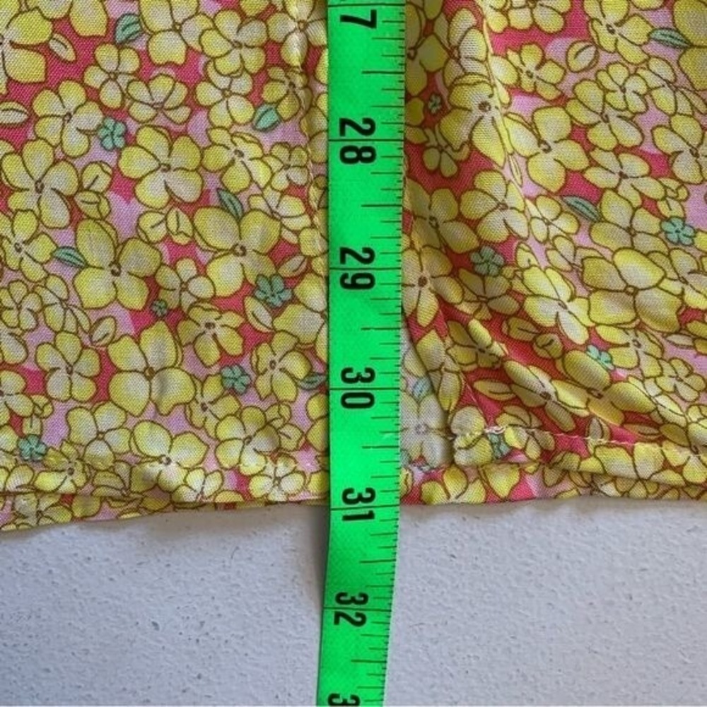 Wild Fable Slip Dress Size Medium Sleeveless Vibrant Yellow Floral NWT - Picture 16 of 16